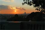 Sonnenuntergang ber Rom