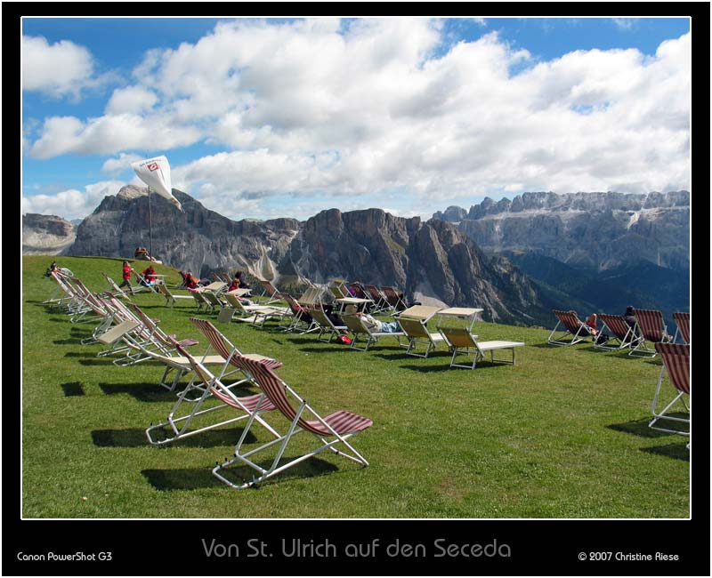 Von St. Ulrich auf den Seceda