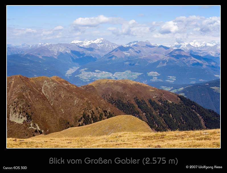 Blick vom Gro0en Gabler