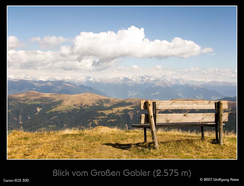 Blick vom Groen Gabler
