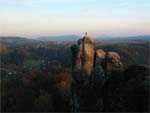Abendstimmung auf der  Bastei