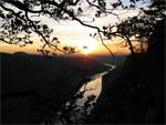 Abendstimmung auf der  Bastei