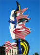 Head von Roy Lichtenstein am Port Vell